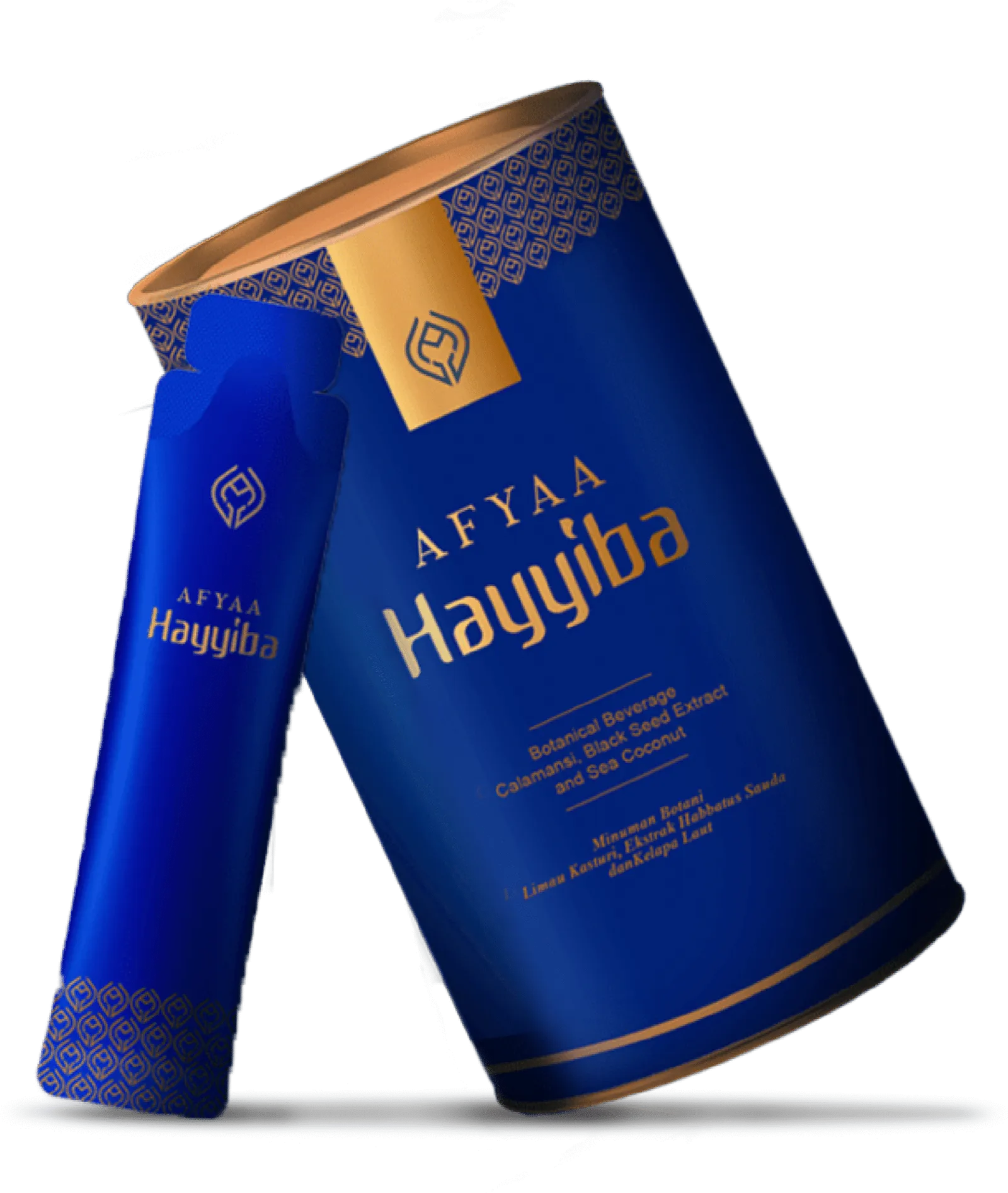 AFYAA Hayyiba 罐装和条包（侧面）