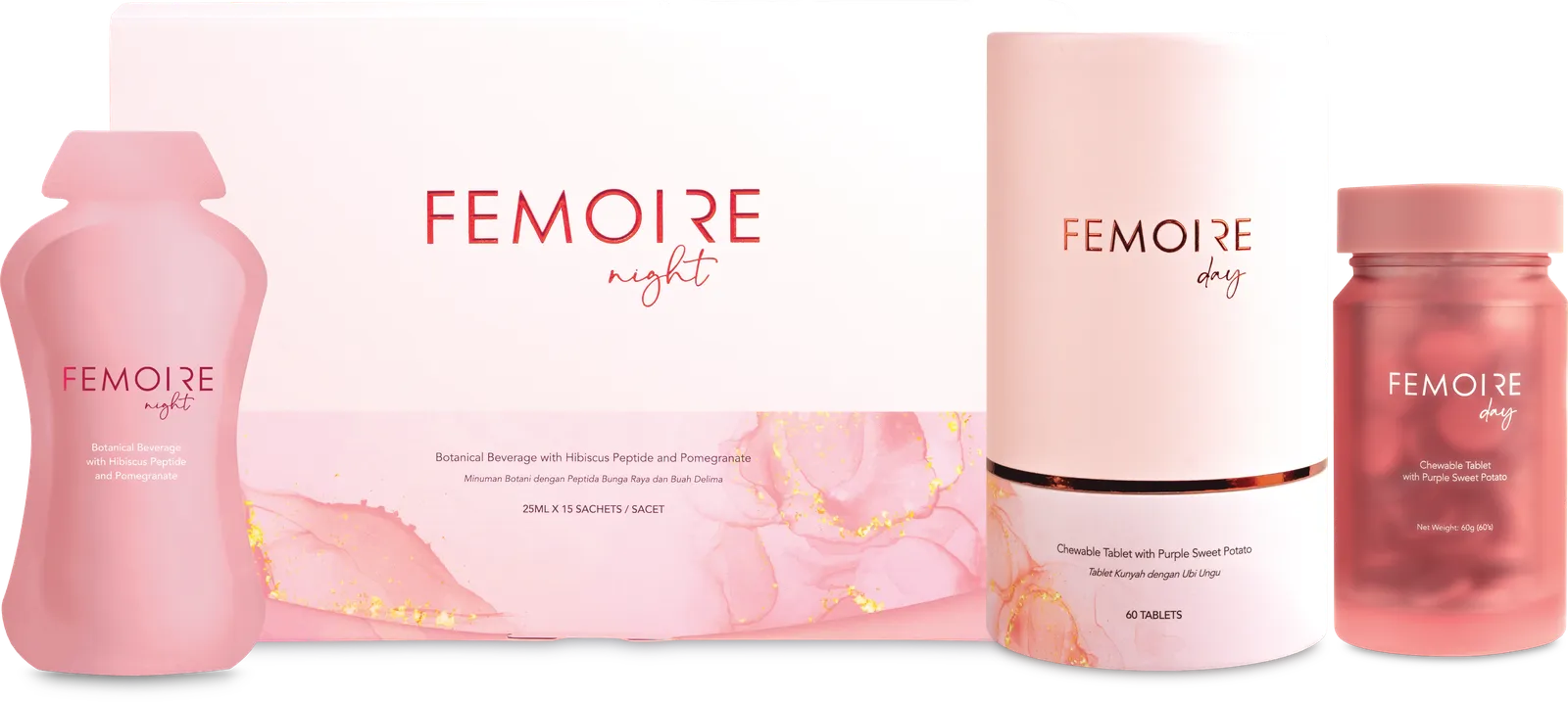 FEMOIRE Day & Night 全套包装
