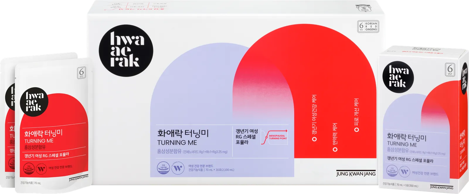 正官庄 Hwa Ae Rak Turning Me 盒装和小包