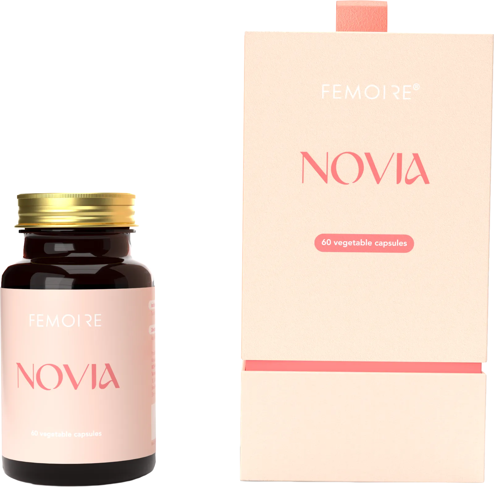 NOVIA 盒装和瓶装