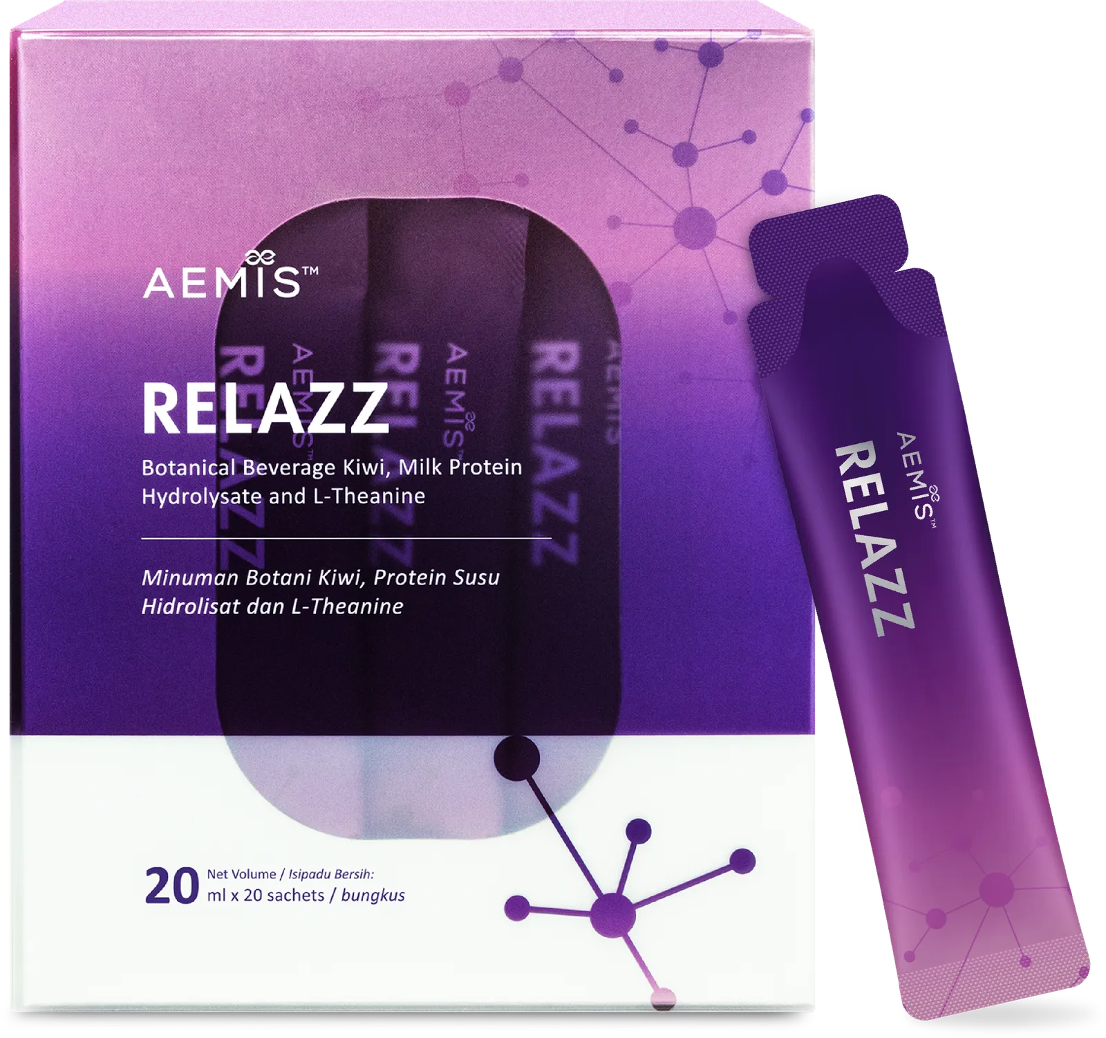 AEMIS RELAZZ 盒装和小包